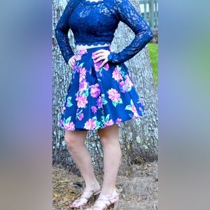 Sequin Hearts two piece formal wear, size 5.